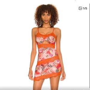 Brand new with tags Superdown Mikhaela Lace Trim Dress from Revolve